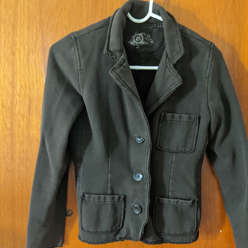 Shaggy brown blazer